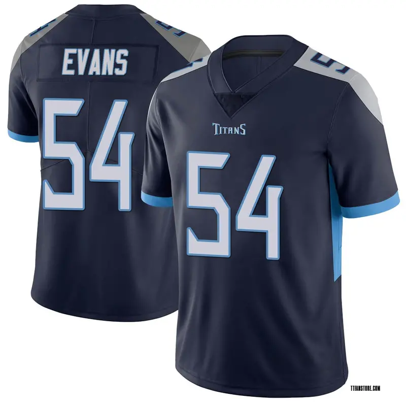 Men's Rashaan Evans Tennessee Titans Alternate Vapor Untouchable Jersey - Navy Blue Limited